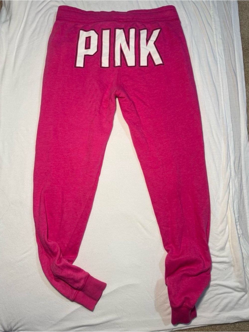 Victoria's Secret PINK Hot Pink Terry Lounge Pants